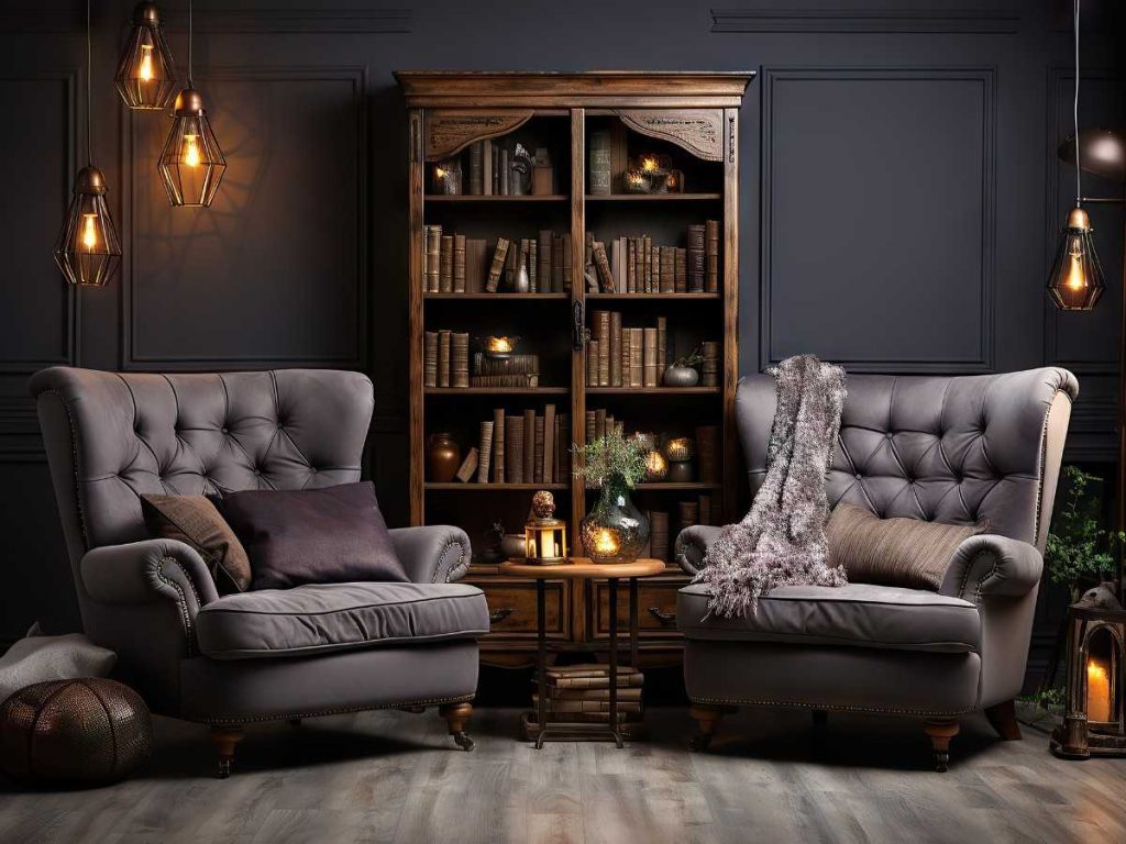 dark aesthetic apartment