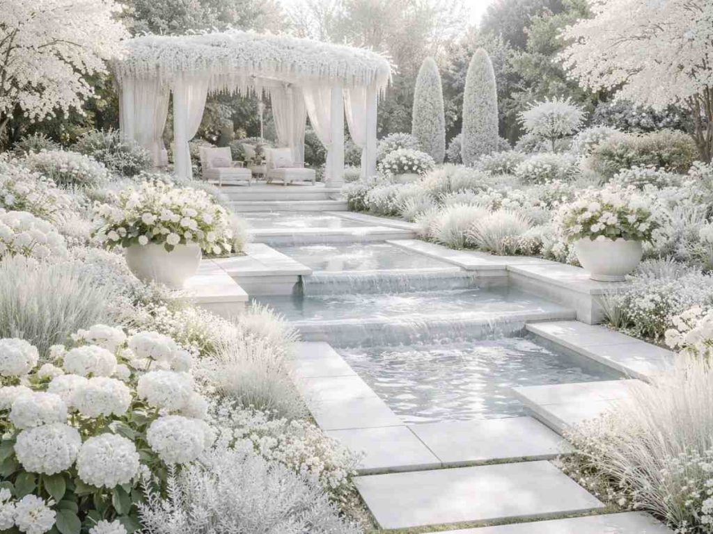 white gravel landscaping ideas