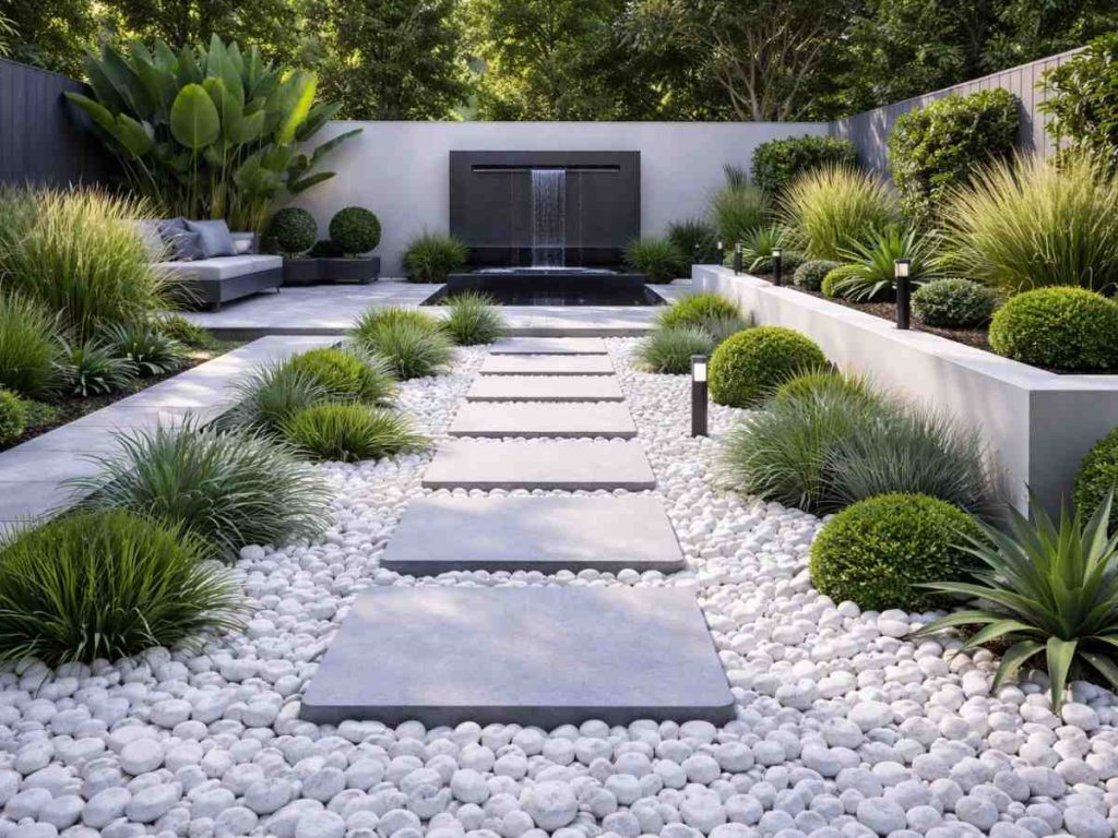 white rock landscaping ideas