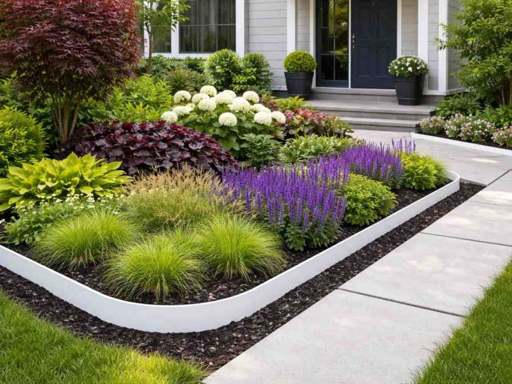 white stone for landscaping